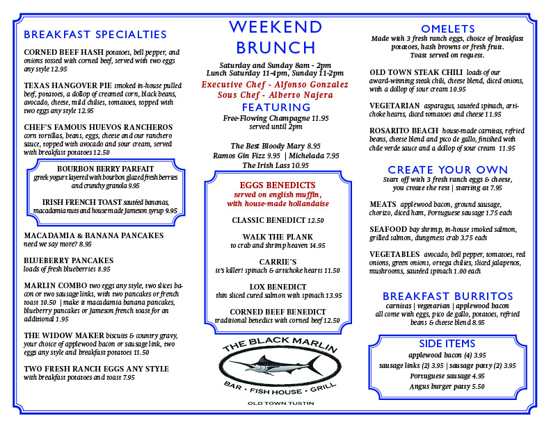 The Black Marlin Restaurant | OC Restaurant Guides