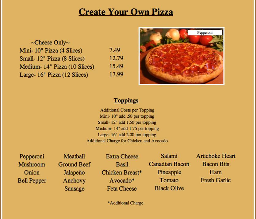 Lamppost Pizza Yorba Linda OC Restaurant Guides