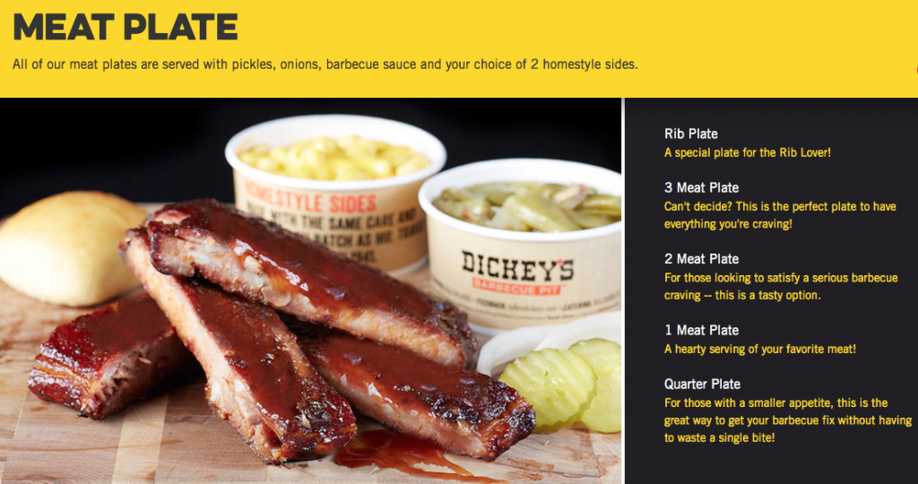 Dickey’s Barbecue Pit Menu | OC Restaurant Guides