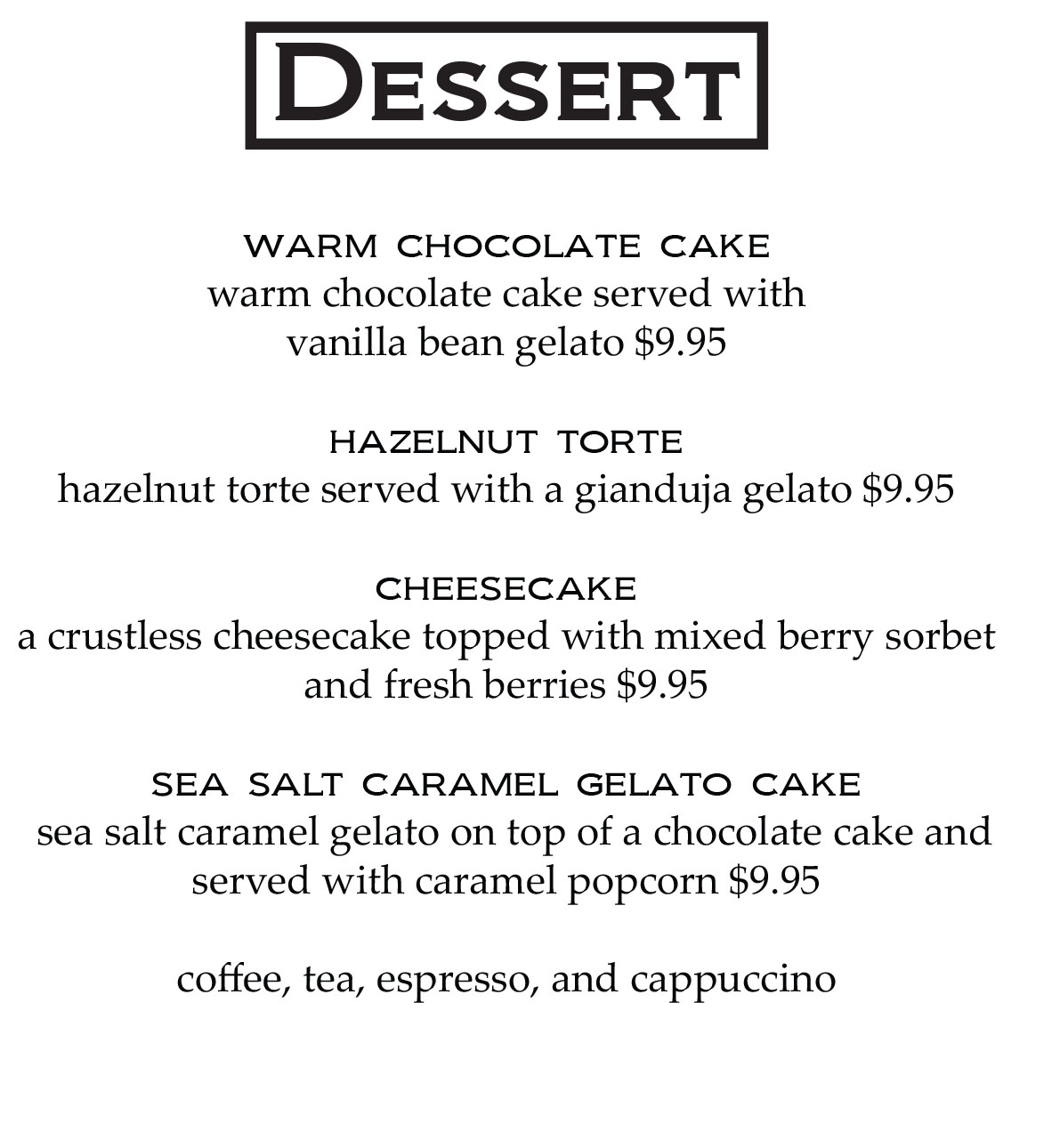 Tangerine Grill & Patio Menu OC Restaurant Guides