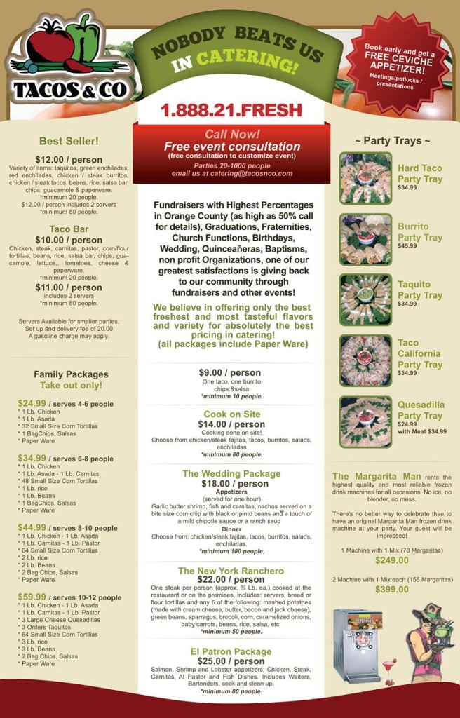 Tacos & Co Irvine OC Restaurant Guides