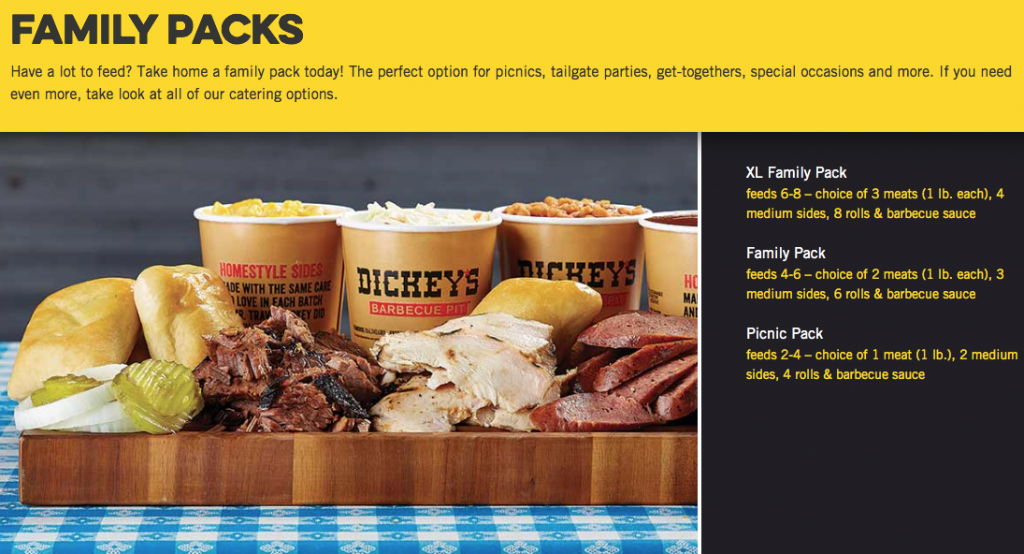 Dickey’s Barbecue Pit Menu OC Restaurant Guides