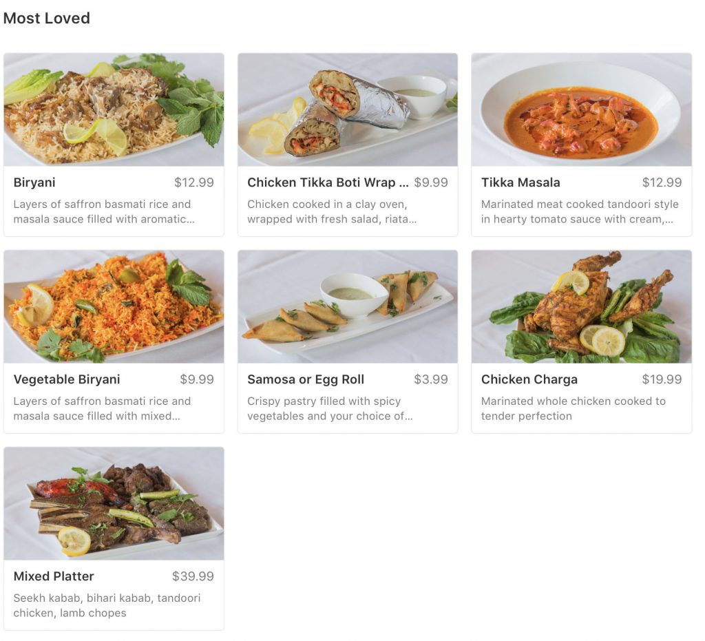 Silver Spoon Wrap ‘N Roll Menu OC Restaurant Guides