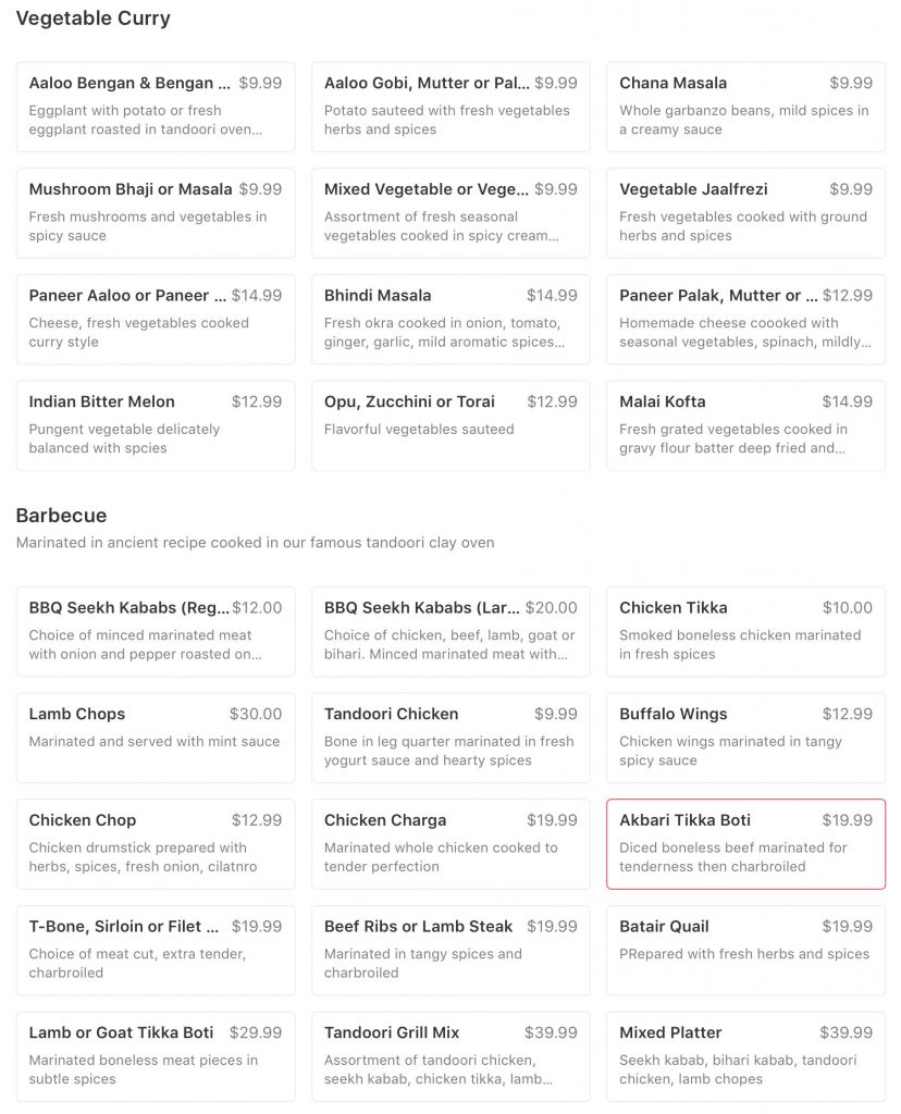 Silver Spoon Wrap ‘N Roll Menu OC Restaurant Guides