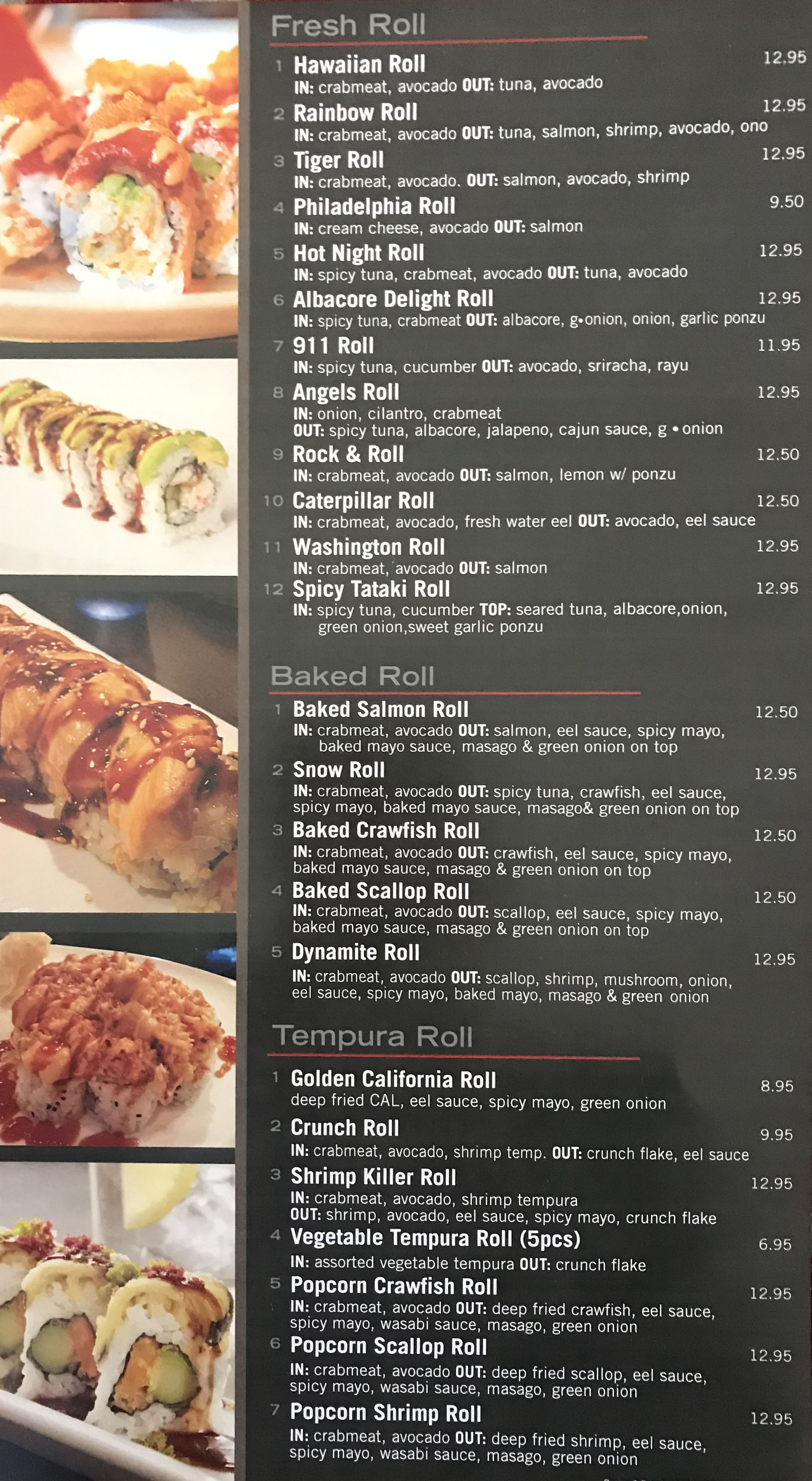Kai Sushi Menu | OC Restaurant Guides