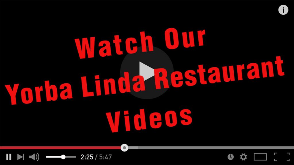 Yorba Linda OC Restaurant Guides