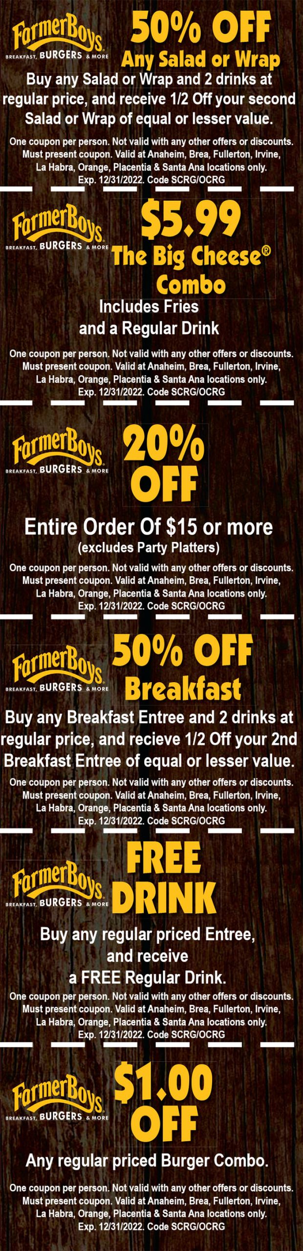Farmer Boys | OC Restaurant Guides